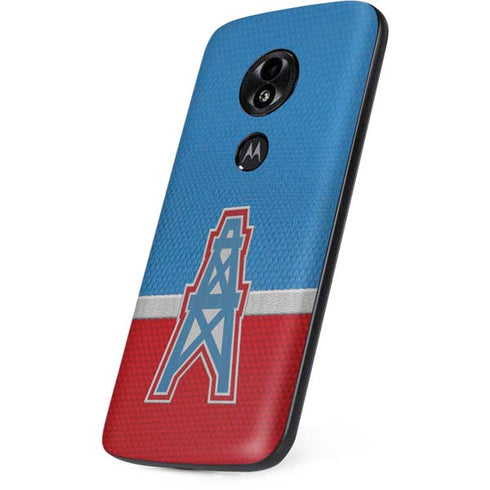 NFL Houston Oilers Vintage Moto E5 Play Skin